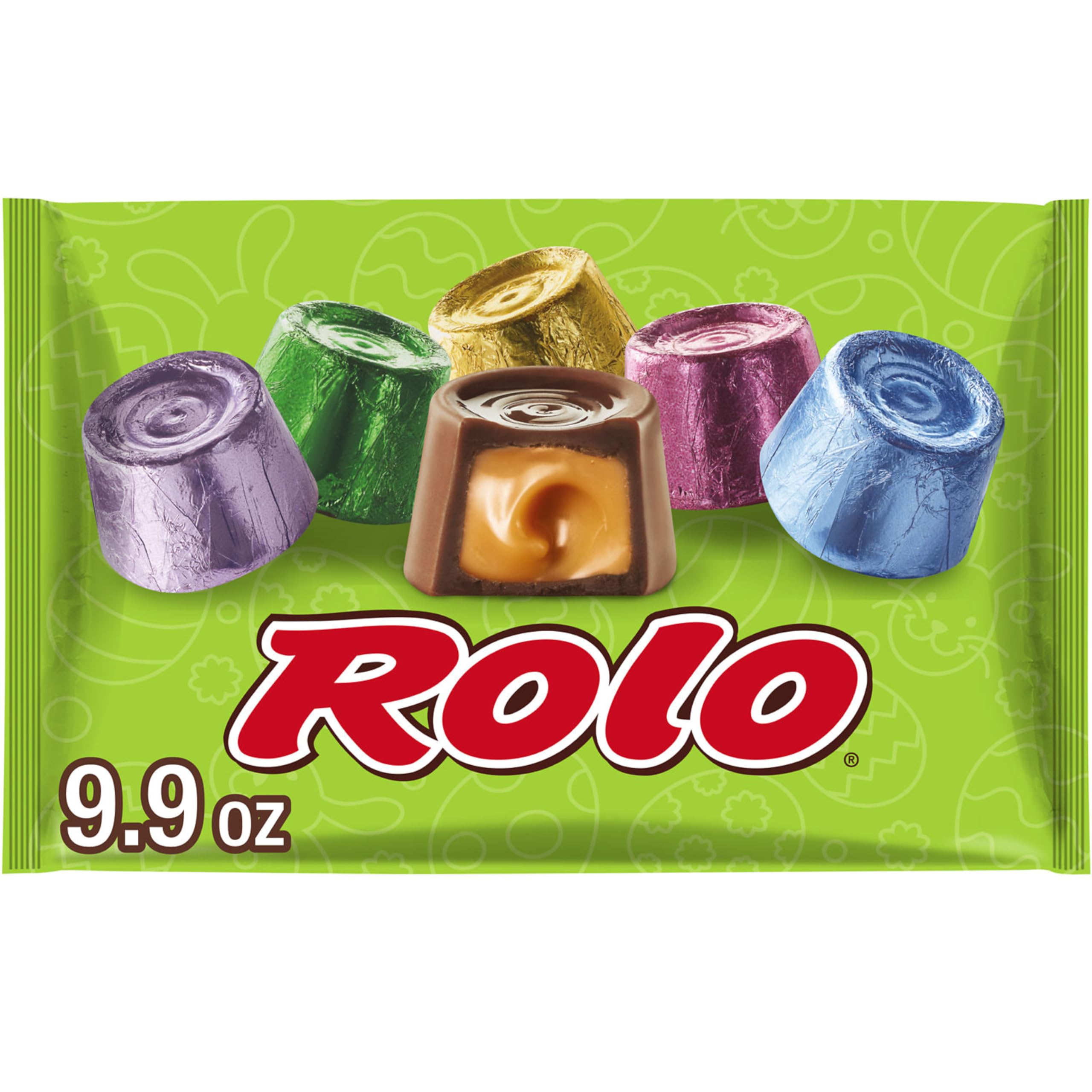 Amazon.com : ROLO Rich Chocolate Caramels, Easter Candy Bag, 9.9